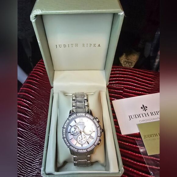 Judith Ripka Silver tone Women's Watch - Picture 2 of 6